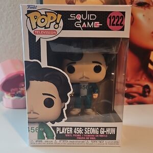Funko Pop! Squid Game Player 456 Figure in Green